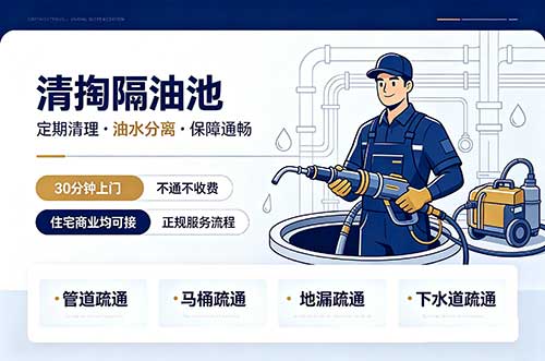毕节清掏隔油池